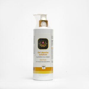 Gel douche exfoliant au glutathion et au collagène 400 ml – Teint Voulu